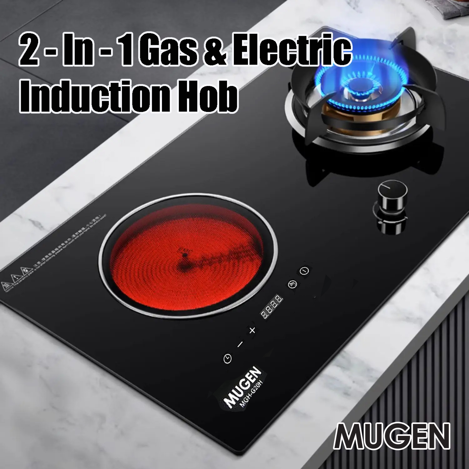 MUGEN 2-IN-1 HYBRID BUILT-IN GAS HOB 5