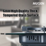 MUGEN Tempered Glass Built In Gas Hob / Tabletop Gas Cooker (7kW)