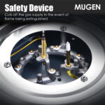 MUGEN Tempered Glass Built In Gas Hob / Tabletop Gas Cooker (7kW)