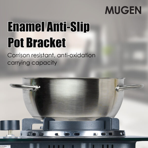 MUGEN Tempered Glass Built In Gas Hob / Tabletop Gas Cooker (7kW)