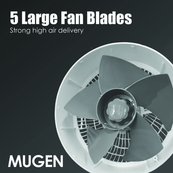 MUGEN Wall Circulator Fan 10"