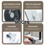 MUGEN Wall Circulator Fan 10"