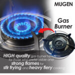 MUGEN Hybrid Stainless Steel Double Standing Gas Cooker