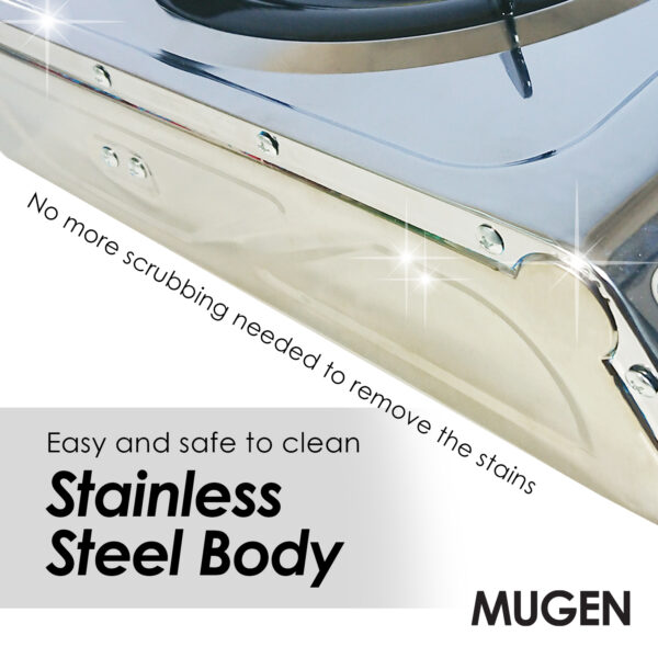 MUGEN Hybrid Stainless Steel Double Standing Gas Cooker