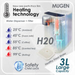 MUGEN Instant Hot Water Dispenser With Filter (3L)