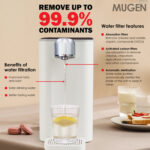 MUGEN Instant Hot Water Dispenser With Filter (3L)
