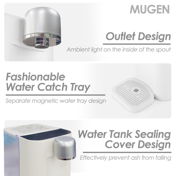 MUGEN Instant Hot Water Dispenser With Filter (3L)